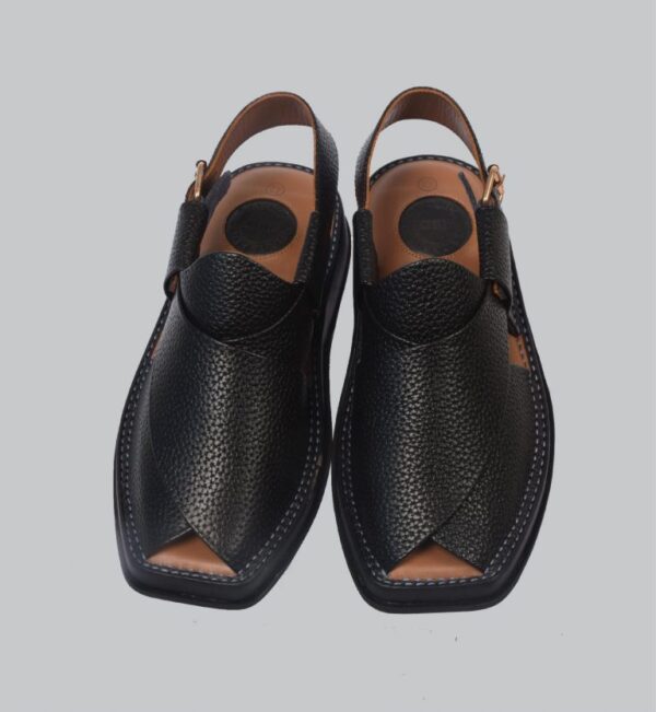 Peshawari Chappals Black