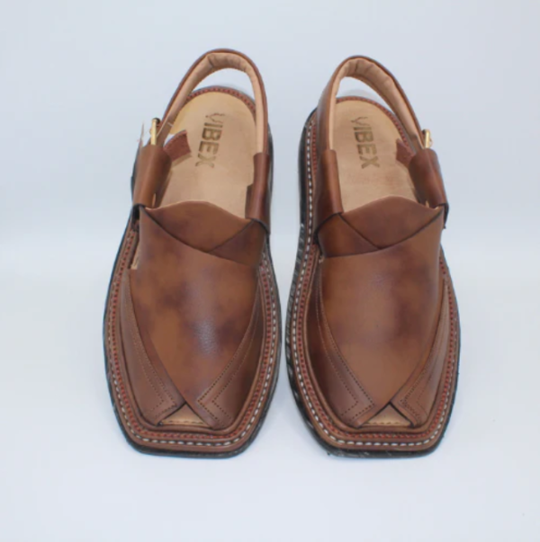 Peshawari Traditional Brown Chappals